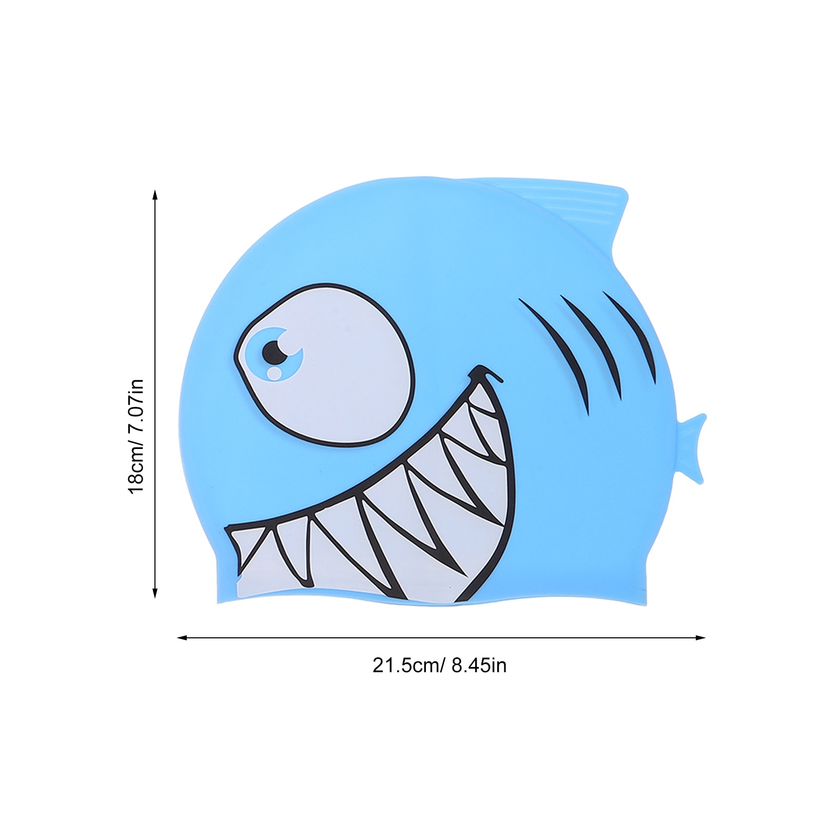 2Pcs Kids Fish Pattern Silicon - огляд і ціна Swim Hat Silicone