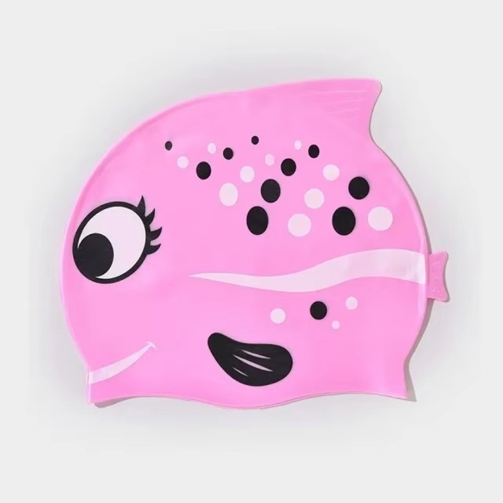 Cute Elastic Children's Swimmi - огляд і ціна Swim Hat Silicone