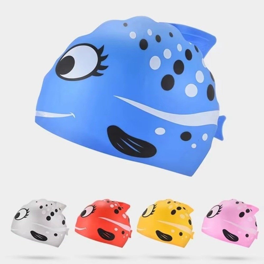 Cute Elastic Children's Swimmi - огляд і ціна Swim Hat Silicone