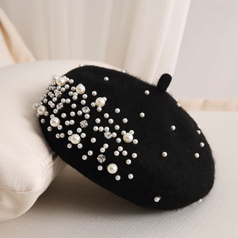 2024 Winter Wool Beret with Rh - огляд і ціна Beret French Wool