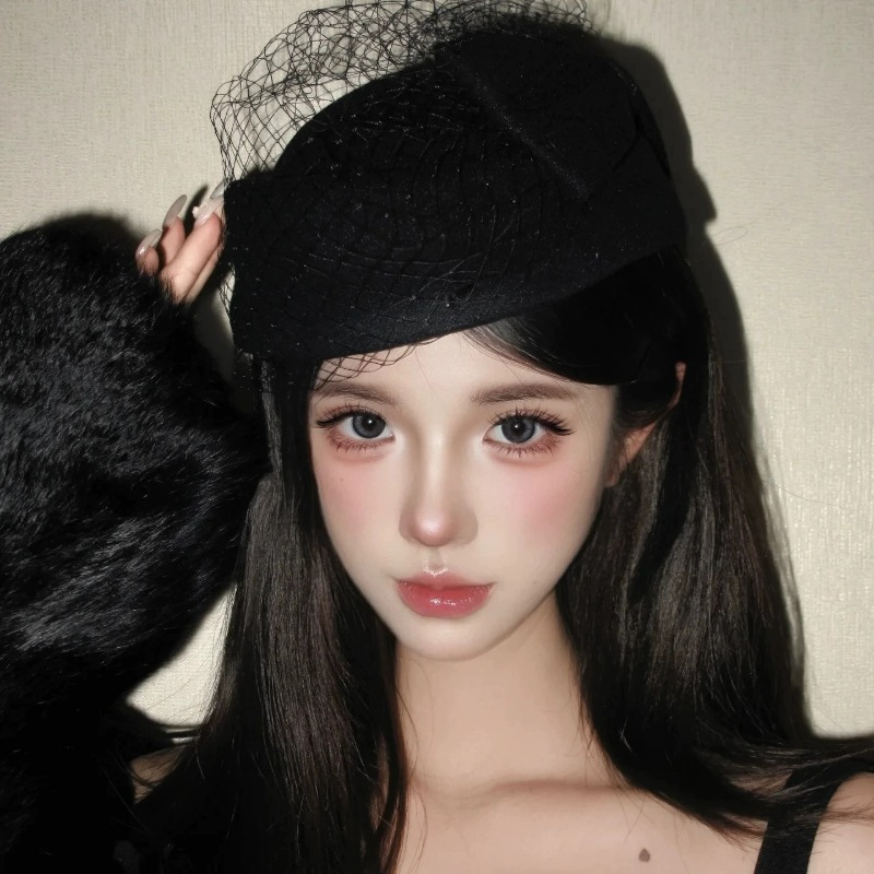 Fashion Mesh Flat Top Beret Ha - огляд і ціна Beret French Wool