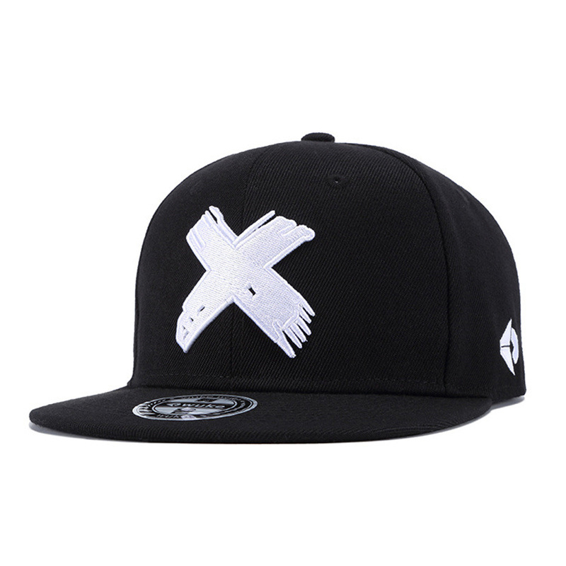 Letter X 3D Embroidered Flat-B - огляд і ціна Snapback Hat Flat