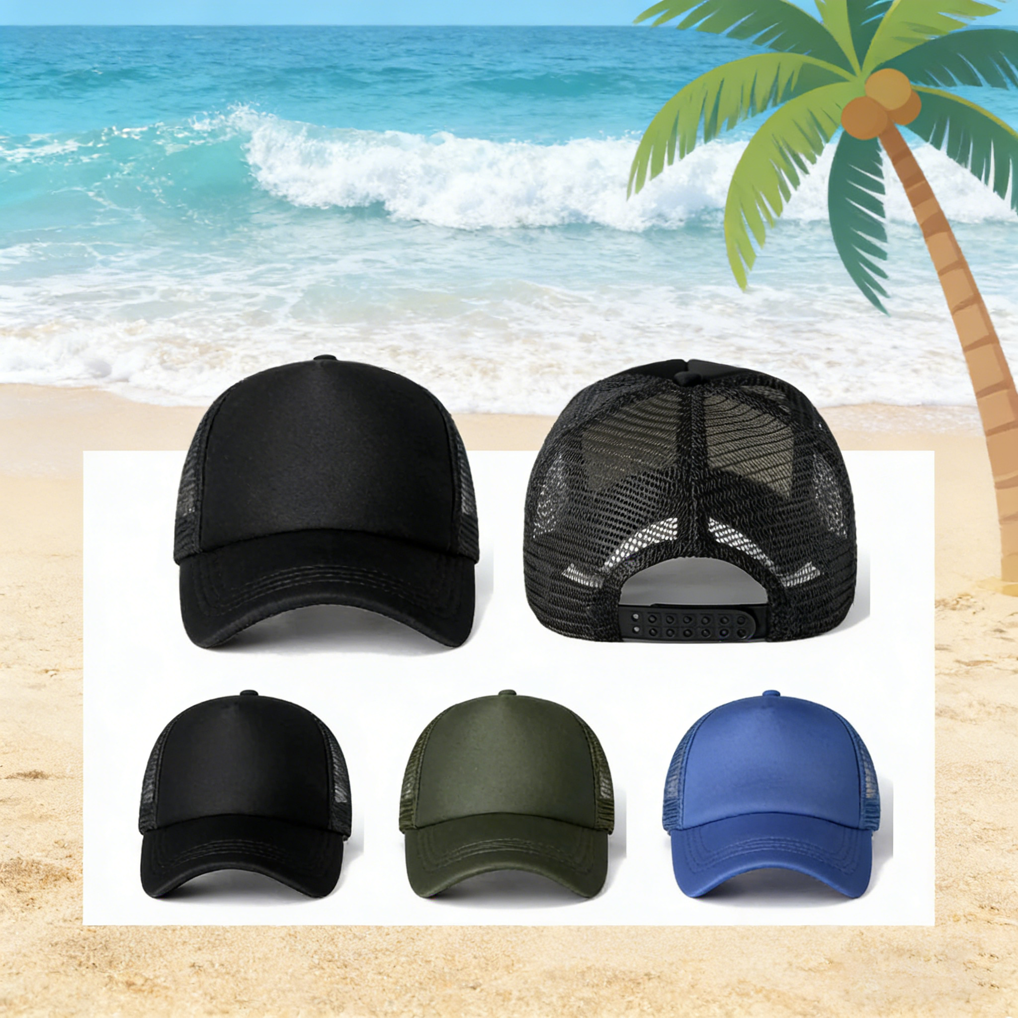 2026New model Unisex Cap Casua - огляд і ціна Trucker Cap Mesh