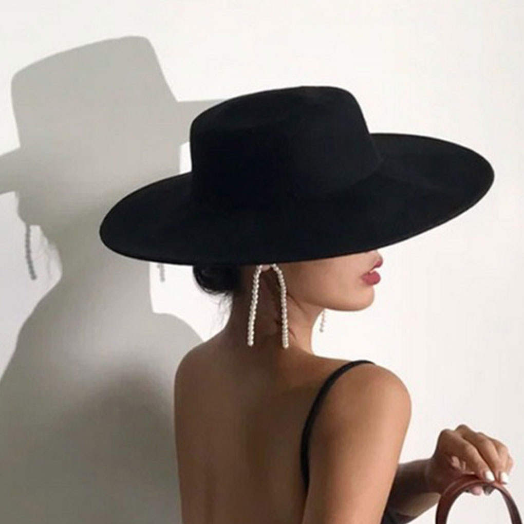 French Ladies Fedoras Top Bow  - огляд і ціна Fedora Hat Wool
