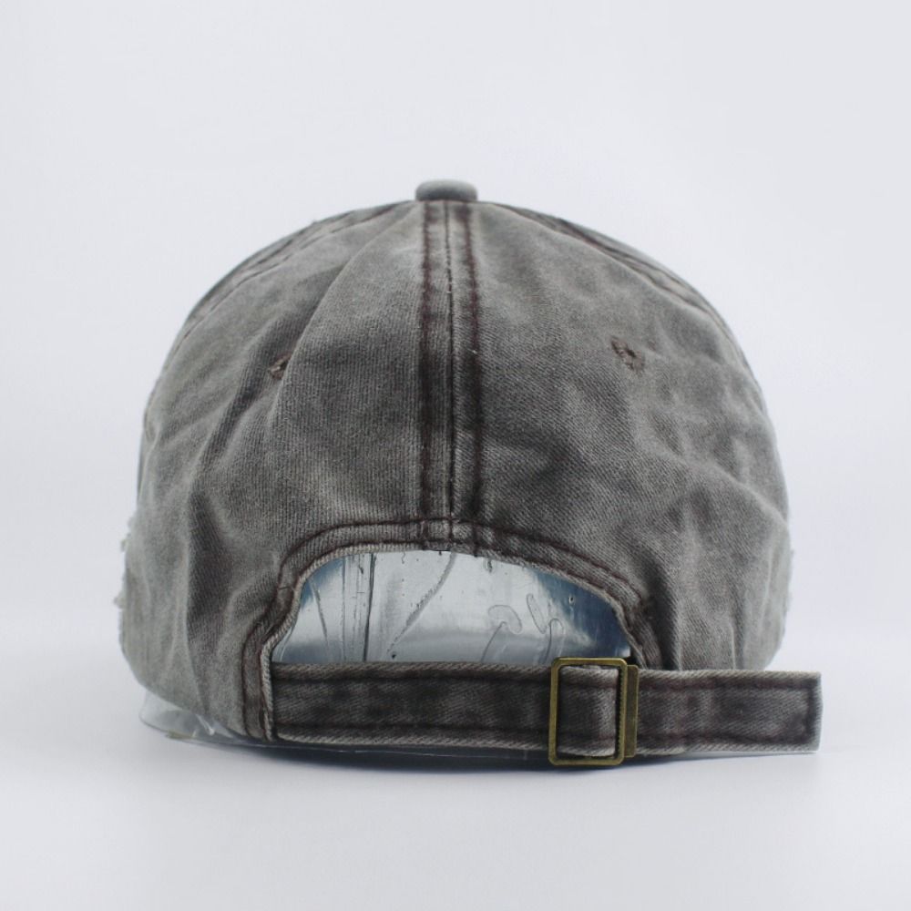 Outdoor Washed Denim Letters B - огляд і ціна Dad Hat Cotton
