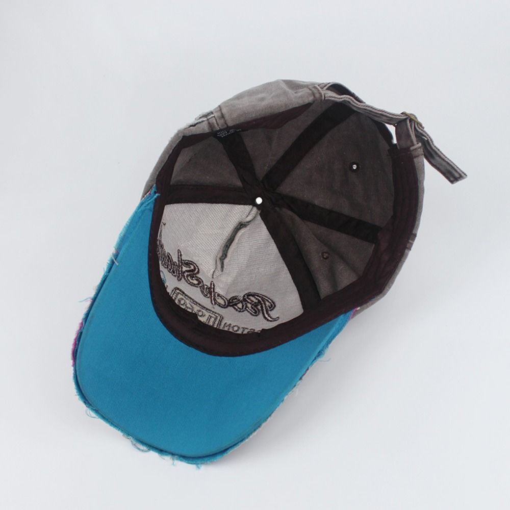 Outdoor Washed Denim Letters B - огляд і ціна Dad Hat Cotton