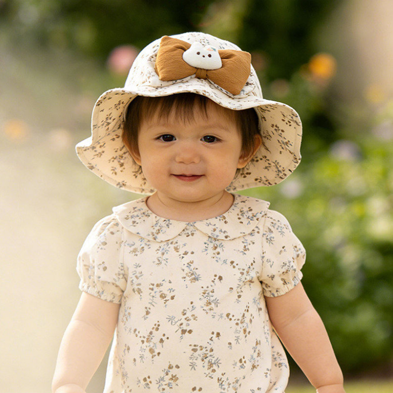 Baby Ruffle Brim Basin Cap Spr - огляд і ціна Bucket Hat Cotton