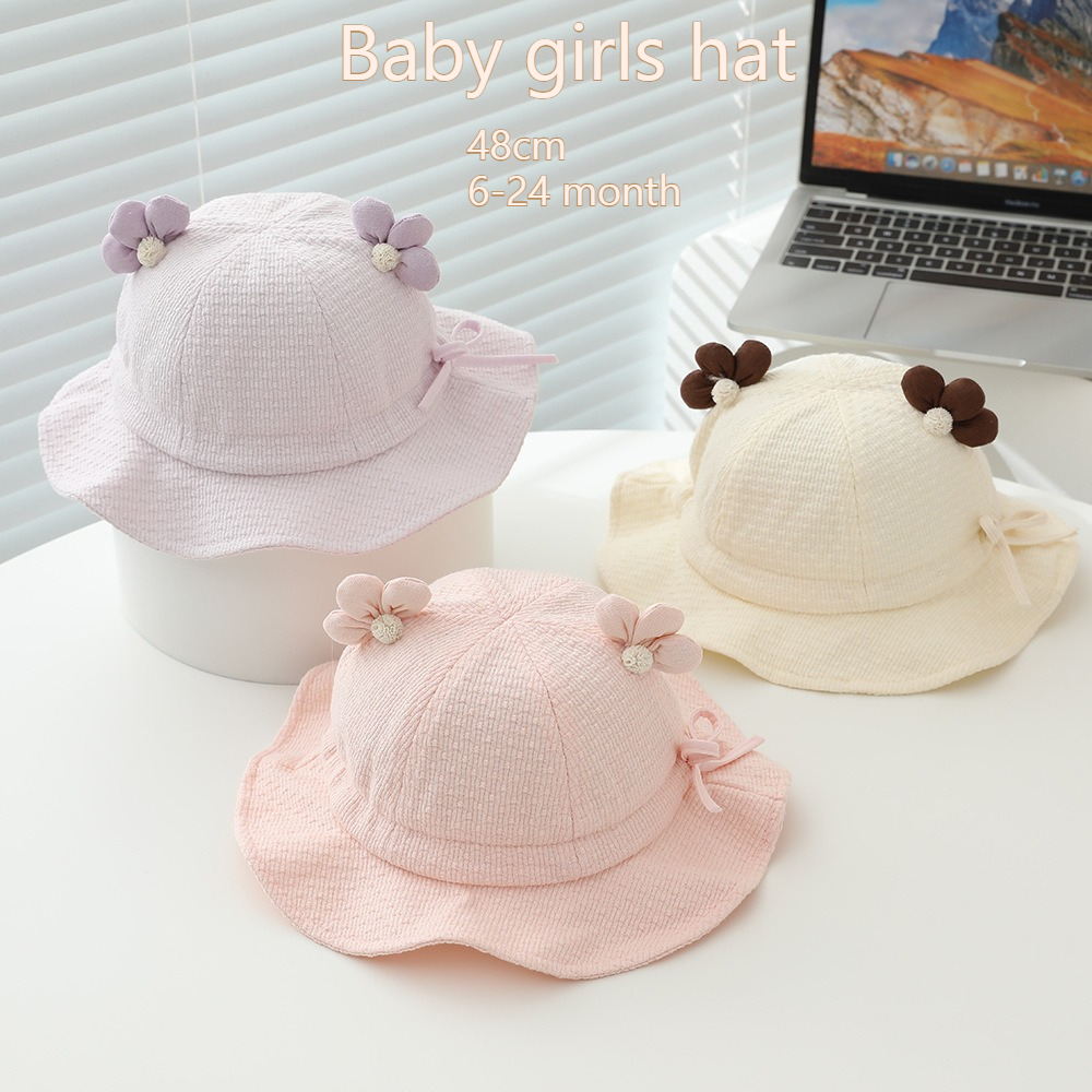 Baby Girls Sun Hat 48cm 6-24 M - огляд і ціна Bucket Hat Cotton