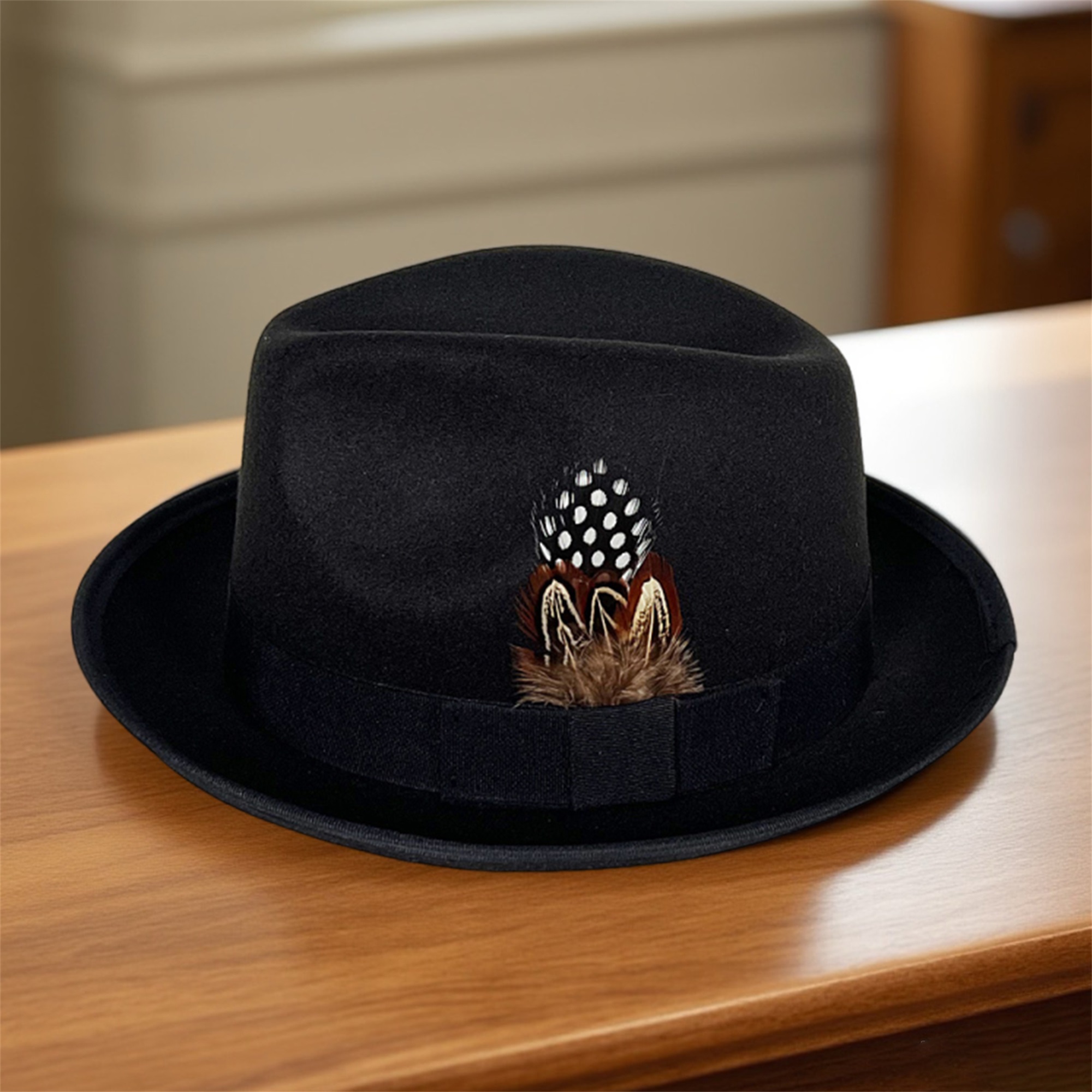 Vintage Style Wool Fedora Hat  - огляд і ціна Fedora Hat Wool