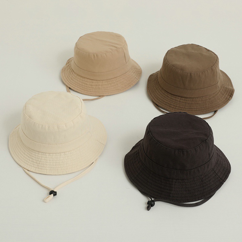 Solid Color Kids Bucket Hat Fa - огляд і ціна Bucket Hat Cotton