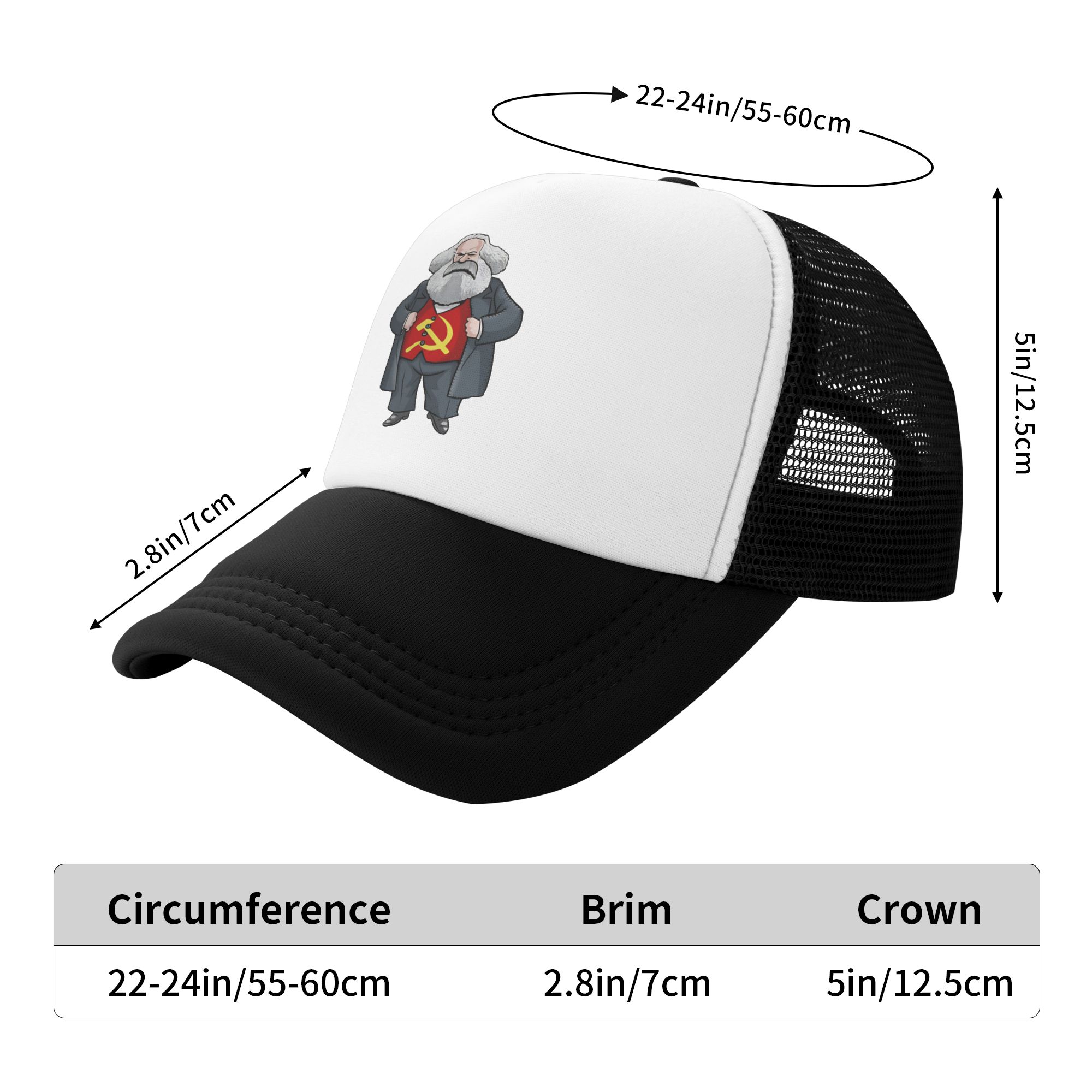 Karl Marx  Mesh Sun Hats  Hunt - огляд і ціна Trucker Cap Mesh
